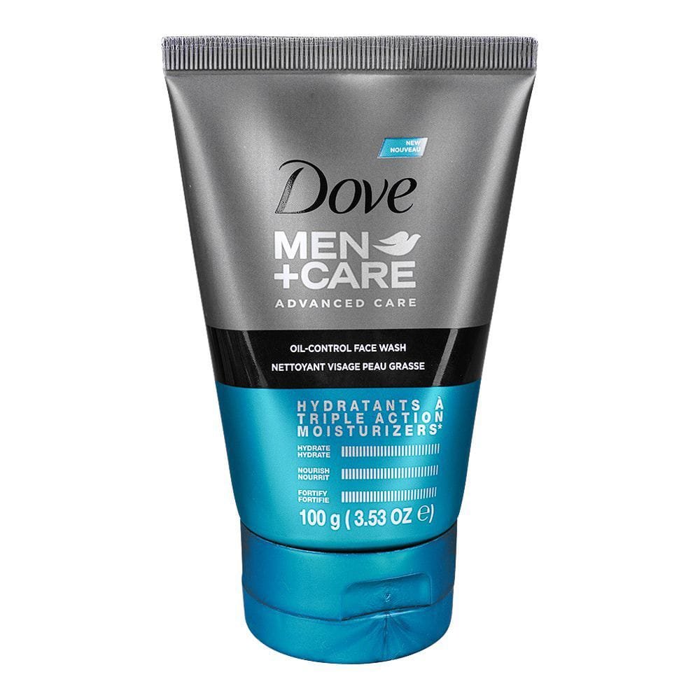 DOVE MEN+CARE ADVANCED OIL-CONTROL FACE WASH NETTOYANT VISAGE PEAU GRASSE